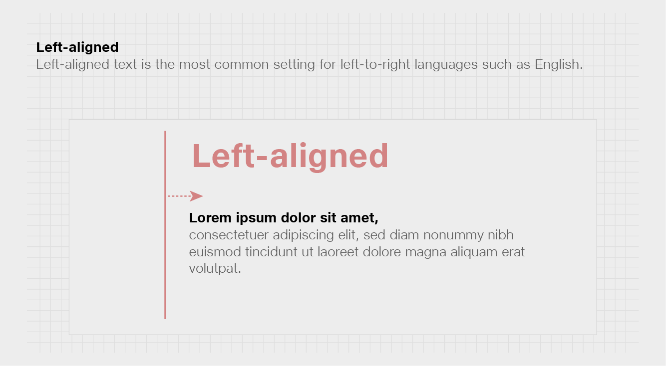 Typography Left Alignment