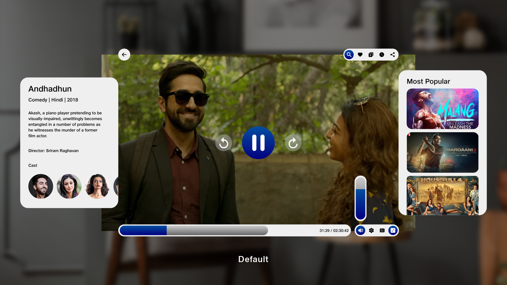 Video Maximize View