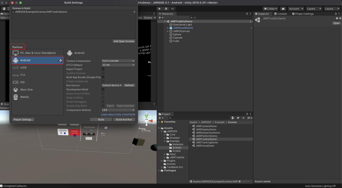 Unity Android Platform