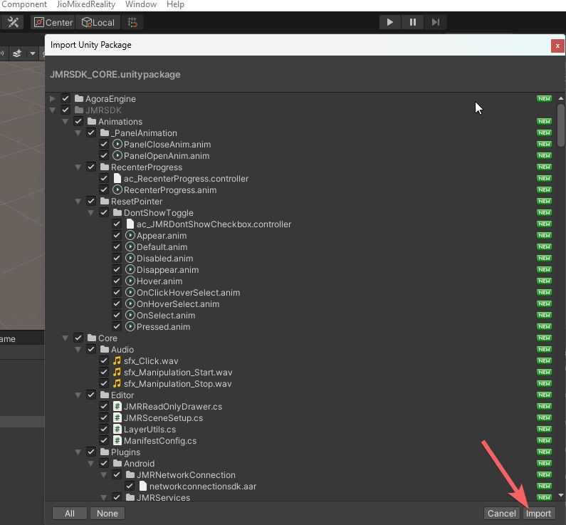 Unity Import